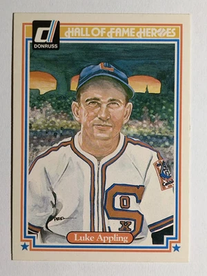 1983 Donruss HOF Heroes #8 Luke Appling - Image 1 of 2