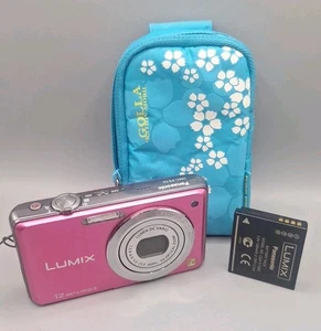 Panasonic Lumix DMC-FS10 fotocamera digitale, batteria e custodia.  Leggi bene. - Foto 1 di 11
