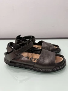 Trippen lace up sandal Leather Strap size 39 Or 8.5 US Metallic Brown - Picture 1 of 21