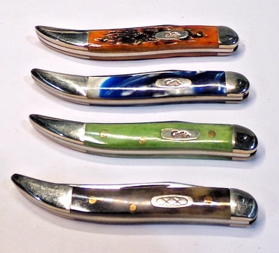 Lote de 4 cuchillos palillo de dientes Case XX EE. UU. NUEVOS (sin cajas) #610096 - los colores varían Foto 1 de 4