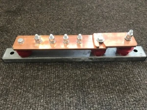 4 Way Brass Earth Bar with Disconnection Link - Brand New - Picture 1 of 3