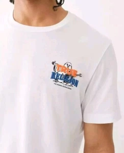 NWT TRUE RELIGION PUFF PRINT BUDDHA TEE SHIRT WHITE SZ LXL - Picture 1 of 7