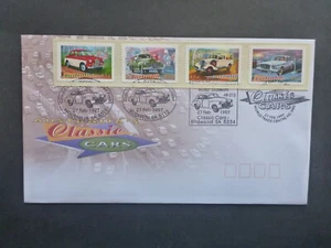 CLASSIC CARS 1997 SET 4 STAMPS FIRST DAY COVER- POSTMARKED 3 DIFF. HOLDEN - Picture 1 of 1