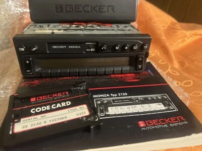 Becker Monza BE2130 Kassette Autoradio RDS Radio mit Code - Bild 1 von 2
