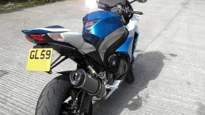Suzuki GSXR 1000 K9 K10 Carbon Oval Carbon outlet road-legal MTC Exhaust - Picture 1 of 6