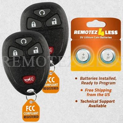 2 For 2006 2007 2008 2009 2010 2011 Chevrolet HHR 4b Keyless Entry Remote Fob - Imagem 1 de 4