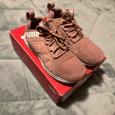 女士 PUMA ZENVO Train Run 高帮 7 码运动鞋 19079303 鞋棕色深色 — 第 1/4 张图片