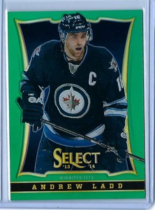 2013-14 Panini Select Prizms Green Andrew Ladd /25 #88