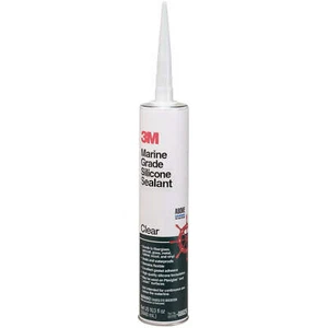 3M Clear Marine Grade Silicone Sealant | 10 Ounces Part No. 08029 - Picture 1 of 1