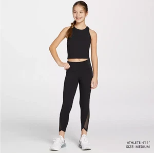 C59 DSG Girls Momentum Shelf-Bra Tank Top Sports Black Size Small – BNWT - Picture 1 of 4
