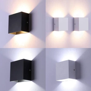 LED Wall Light Indoor Up & Down Wall Lamp 6W Modern Wall Sconce Lighting Lights - Picture 1 of 18