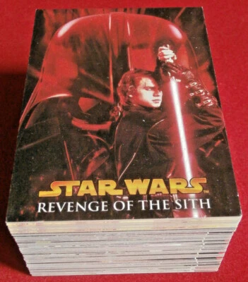 STAR WARS - REVENGE OF THE SITH - COMPLETE BASE SET (90 cards) - Topps 2005 - Image 1 of 4