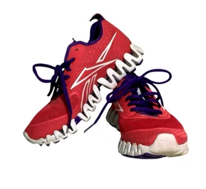 Zapato para correr deportivo transpirable Reebok Zig rosa carbono talla 5 - Imagen 1 de 9