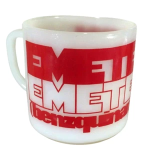 Taza Federal EMETE-CON con logotipo farmacéutico medicamento contra las náuseas de colección vaso de leche EE. UU. - Imagen 1 de 7