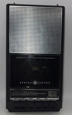 Reproductor Grabador de Cinta Cassette Vintage Ge General Electric Modelo 3-5015D Funciona Foto 1 de 4