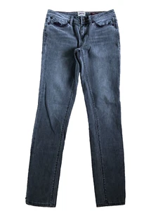 Superdry Jeans Gris Denim Calce Ajustado/Logo/Mujer Talla Cintura 24" Pierna 30" - Imagen 1 de 12