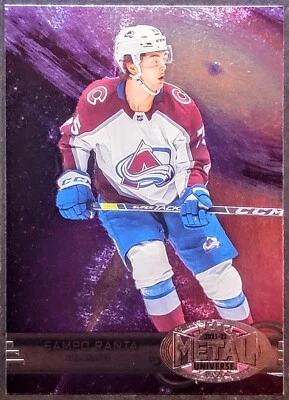 2021-22 UD Skybox Metal Hockey - Retro Rookies - #R-33 Sampo Ranta - Image 1 of 2