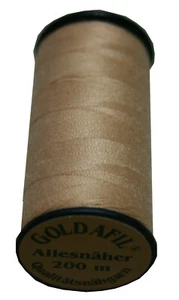 (0,02€/m) Nähmaschinen Nähgarn Polyester 40/2 beige 200 m (1035) - Bild 1 von 1