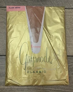 Vintage JC Penny's GAYMODE Strumpfhosen Strümpfe 10 1/2" 380C EINFACHE NAHT GALA Nylon - Bild 1 von 5
