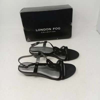 London Fog LFW-MACEY Women's Black Smth/Stones Dress Shoe, Size 8.5 M HK3810 - Image 1 of 4
