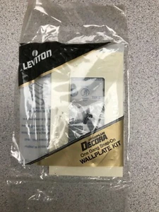 New - Leviton Plus Decora 1G Snap-On WallPlate - Almond - Lot of 20 - Picture 1 of 2
