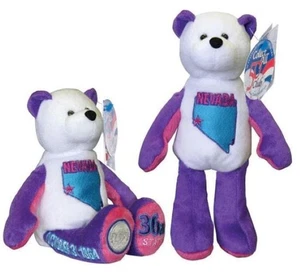 Oso Moneda Tesoros Limitados, Nuevo con Etiquetas, Oso Nevada con Cuarto Estado BU - Imagen 1 de 3