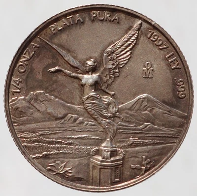 Mexico .999 Silve1/4 Onza Libertad 1999 - Image 1 of 2