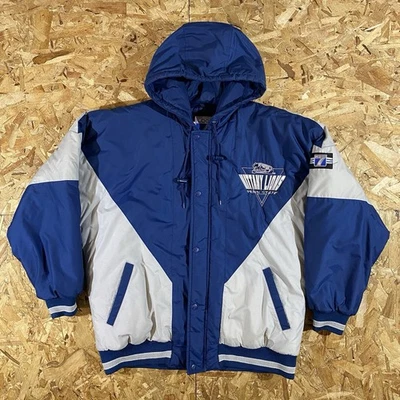 Chaqueta acolchada vintage años 90 Penn State Nittany Lions Logo 7 cremallera talla mediana Foto 1 de 4