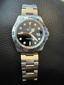 Rolex Explorer 2 Black Dial 226570 Complete Set Dec 2022 Extra Link - Picture 1 of 12