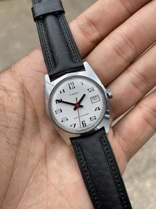 Vintage 1970s Timex Sprite Watch Dated c1976 British Made 31mm - Running - Picture 1 of 14