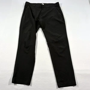 Pantalone uomo Fabletics The Only nero poli performance golf tempo libero taglia 34 x 32 - Foto 1 di 9