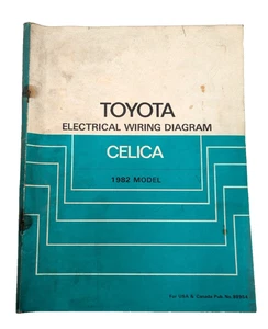 Schéma de câblage électrique Toyota Celica 1982 manuel de réparation d'usine OEM  - Photo 1/9