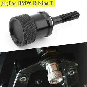 Fits BMW R Nine T R R9T Seat Bolt Seat Removal Screw Quick Release Knurled Black - Picture 1 of 6