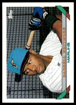 1993 Topps Darrell Whitmore Florida Marlins #697 - Image 1 of 2