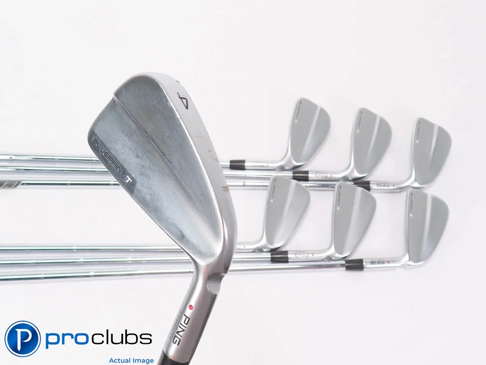 Ping Blueprint T 4-PW IRON SET Red Dot - DG MID 115 S300 Stiff Flex Steel 459596 - Image 1 of 4