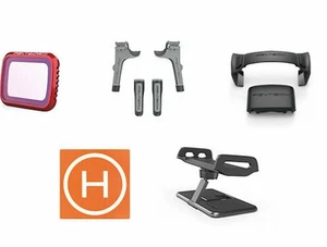 PGYTECH MAVIC AIR 2 ACCESSORIES COMBO Landing Gear/Propeller Holder/UV FilterETC - Picture 1 of 5