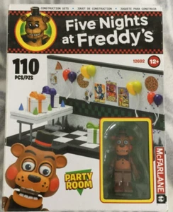 Five Nights at Freddys PARTY ROOM 12692 McFarlane Construction 110 Pieces New - Picture 1 of 6