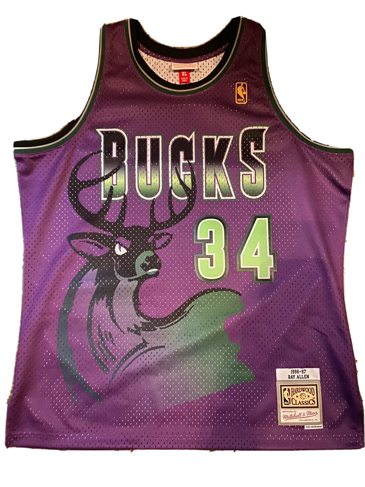 1996-97 Mitchell And Ness Ray Allen NBA Jersey - Image 1 of 1