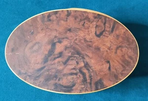 Juego de 2 cajas cocteleras ovaladas hechas a mano #1, #3 firmadas Walt Coker de colección  - Imagen 1 de 8