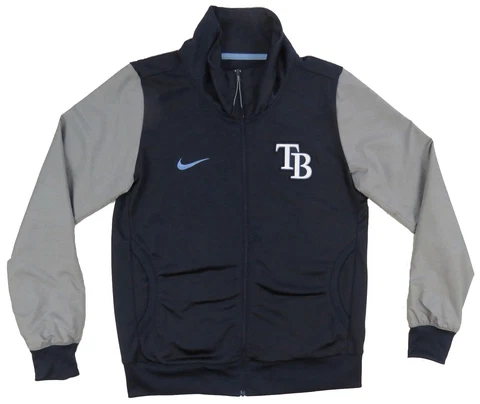 NWOT Tampa Bay Rays Nike Genuine Merchandise MLB Baseball Boys Full Zip Jacket M Cover