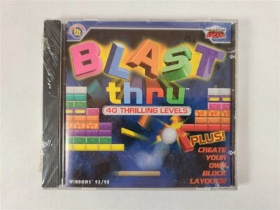 Blast Thru PC Game ~ Galaxy Of Arcade (1998) Windows 95/98 *NEW* - Image 1 of 2