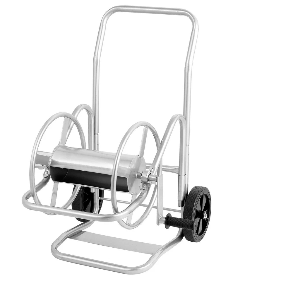 200ft Heavy Duty Garden Hose Reel Cart w/Wheels for Yard Watering & Planting - Imagem 1 de 4