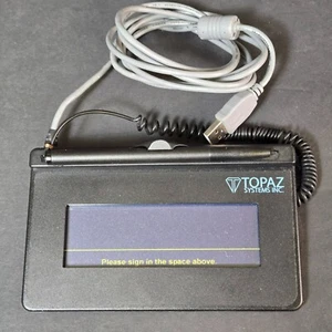 Topaz Systems SigLite 1x5 Electronic USB Signature Capture Pad T-S460-HSB-R - Picture 1 of 8