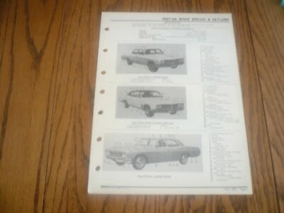 67 páginas de libro de accidentes automovilísticos Buick Special y Skylark 1966 - de colección Foto 1 de 4