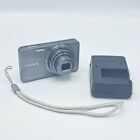 SONY Cyber Shot DSC-W570 Silver Camera 5x Zoom 16.1MP Japanese only Operate