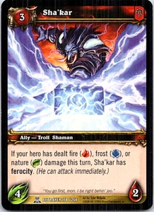 Sha'kar 178/264 World Of Warcraft Servants Of The Betrayer Light Play - Picture 1 of 1