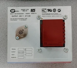 GLOBAL POWER GHOF 2-24 POWER SUPPLY 100/120/220/240VAC 100W 24VDC 2.4A NEW!! - Picture 1 of 3