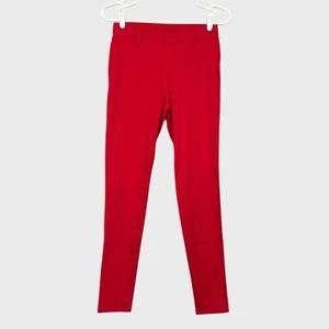 Faded Glory Womens Medium 8-10 Skinny Jeggings Coral Red (FLAW) Stretchy Pants - Picture 1 of 11