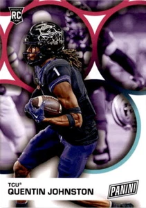 2023 Panini Father's Day #FB19 Quentin Johnston Father's Day TCU Horned Frogs - Picture 1 of 2