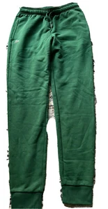 New Lacoste Sweatpants Joggers Track Pants Dark Green Men's Size SMALL - Picture 1 of 3